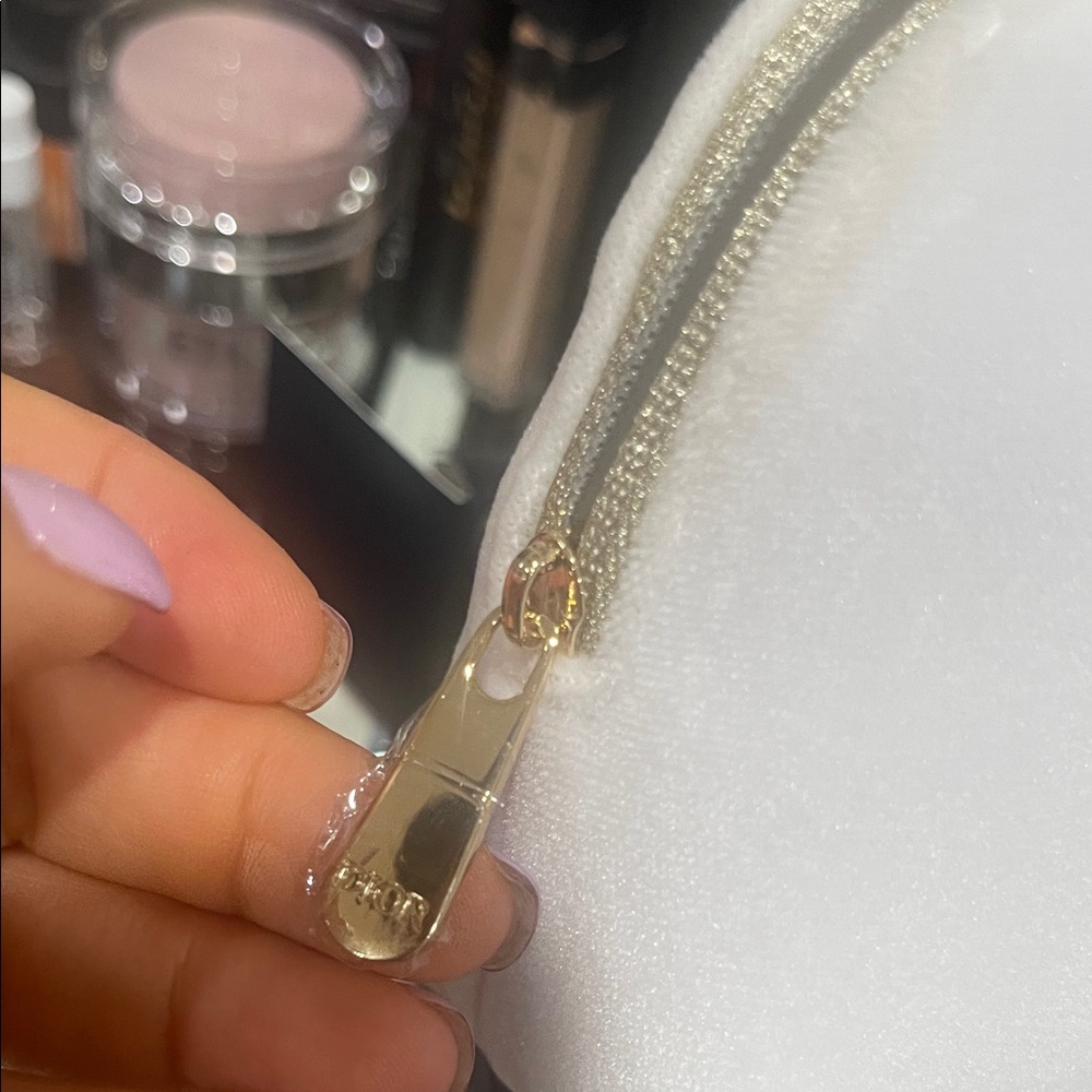 Dior Snowy White Pouch with Gold Details New in Box! This is only for the bag - Picture 2 of 6